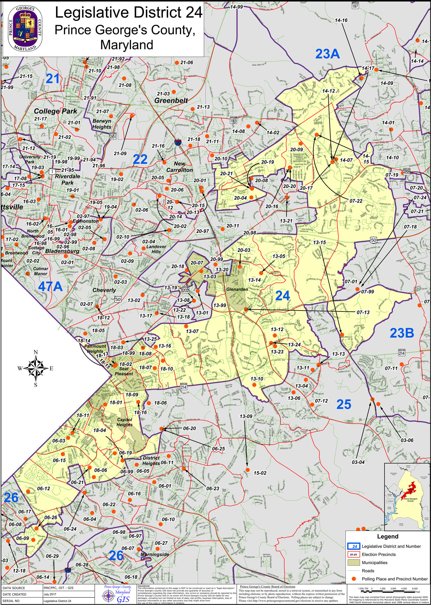 Maryland District 24 Map