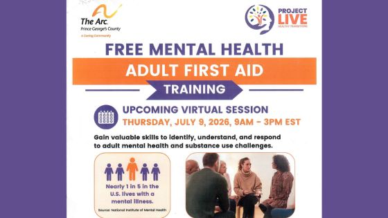 Free Mental Health Adult First Aid Training
