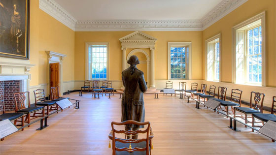 Old Senate Chamber in Annapolis Maryland